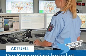 Polizei Mettmann: POL-ME: 1.10. - Tag des Polizeinotrufs: Kreispolizei beteiligt sich am bundesweiten TwitterMarathon - Kreis Mettmann - 2109143