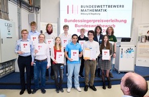 Bildung & Begabung gemeinnützige GmbH: Bundeswettbewerb Mathematik 2024: Bundessiegerinnen und Bundessieger ausgezeichnet