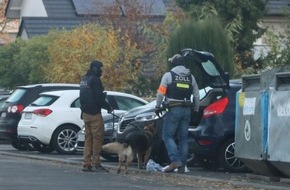 Zollfahndungsamt Frankfurt am Main: ZOLL-F: Durchsuchungen und Festnahmen wegen des Verdachts des bandenmäßigen Handeltreibens mit Betäubungsmitteln und Cannabis in großem Umfang