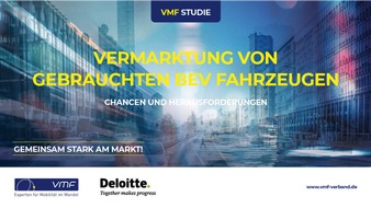 Verband markenunabh&auml;ngiger Mobilit&auml;ts- und Fuhrparkmanagementgesellschaften e. V.: VMF-Studie: Vermarktung gebrauchter E-Fahrzeuge wird zum strategischen Erfolgsfaktor