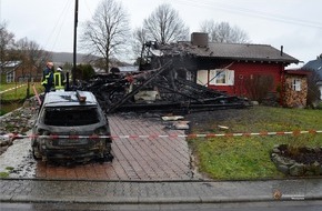 Polizeipräsidium Westpfalz: POL-PPWP: Brand vermutlich vorsätzlich gelegt