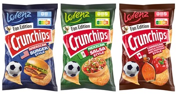 The Lorenz Bahlsen Snack-World GmbH & Co KG Germany: Pressemitteilung: Lorenz bringt Crunchips Fan-Editions zur WM 2026 in den Handel