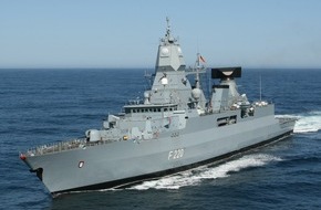 Presse- und Informationszentrum Marine: Fregatte "Hamburg" kehrt nach Wilhelmshaven zurück - Einsatz- und Ausbildungsverband 2014 geht zu Ende (FOTO)