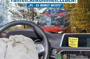 Polizeipräsidium Neubrandenburg: POL-NB: Start der Verkehrskontrollen "Fahren.Ankommen.LEBEN!" mit dem Schwerpunkt "Geschwindigkeit"