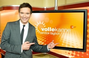 ZDF: "Volle Kanne" 15: Ingo Nommsen mit Moderationsjubiläum / Schauspieler Maximilian Brückner und Band Stanfour gratulieren am ZDF-Frühstückstisch (FOTO)
