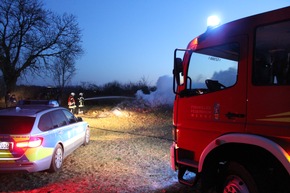 FW-WRN: Gemeldeter Flächenbrand in den Lippewiesen