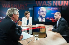 ZDF: Nach Abschluss der Sondierungen: "Was nun, Herr Schulz?" im ZDF (FOTO)