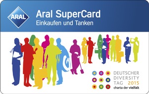 Aral AG: Neue Aral SuperCard zum 3. Deutschen Diversity Tag 2015 / Limitierte Sonderedition der Gutscheinkarte an allen Aral Tankstellen erhältlich