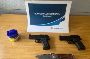 Bundespolizeidirektion Sankt Augustin: BPOL NRW: 3 Waffen in 30 Minuten - Bundespolizisten stellen in kurzer Zeit mehrere Waffen sicher