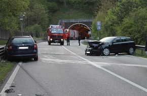 Polizeidirektion Landau: POL-PDLD: Verkehrsunfall mit einer schwer- sowie einer leichtverletzten Person