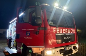 Freiwillige Feuerwehr Reichenau: FW Reichenau: Wasser aus Keller gepumpt, 31.10.2025, Reichenau-Waldsiedlung