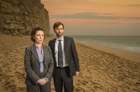 ZDF: "Broadchurch" am Sonntagabend im ZDF / Vierteilige Krimiserie mit David Tennant und Olivia Colman (FOTO)