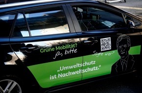 Grüne Mobilität? Ja, bitte: "Grüne Mobilität? Ja, bitte": Neue Initiative startet Maßnahmen für nachhaltige Mobilität und fordert Unterstützung der Politik