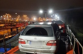 Bundespolizeiinspektion Flensburg: BPOL-FL: Niebüll - Alkoholisierter Mann fährt nachts auf Autozug - Führerschein weg
