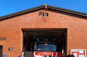 Feuerwehren der Stadt Eutin: FW Eutin: Ortswehrführung der Feuerwehr Neudorf wieder komplett