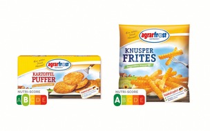 Agrarfrost GmbH & Co. KG: Nutri-Score auf allen Agrarfrost Verpackungen