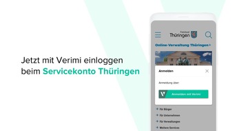 Verimi: Sicherer Zugang zur digitalen Verwaltung Thüringens mit Verimi