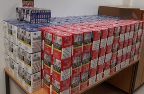 Bundespolizeidirektion Sankt Augustin: BPOL NRW: Bundespolizei macht größeren Fund von nicht versteuertem Tabak und Zigaretten