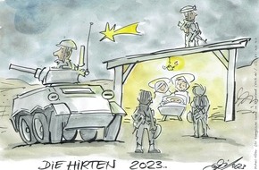 Evangelische Kirche im Rheinland (EKiR): Karikaturen zur Weihnachtszeit