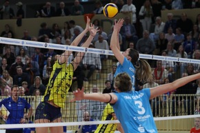 Satzgewinn gegen den Deutschen Meister