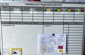 Feuerwehren im Kreis Soest: FW Kreis Soest: Seminar "Einheitsführer im Vegetationsbrand" von Firma FireToolBox - 60 Führungskräfte werden in Möhnesee an 2 Tagen geschult