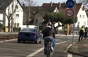 Polizeipräsidium Mainz: POL-PPMZ: Mainz - Radstreife kontrolliert Gefahrenstellen für den Fahrradverkehr