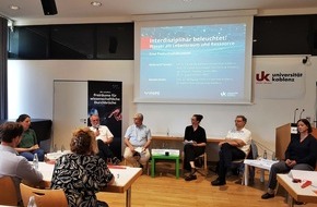 Universität Koblenz: Podiumsdiskussion zum Thema Wasser als Lebensraum und Ressource an der Universität Koblenz