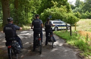 Hauptzollamt Krefeld: HZA-KR: Krefelder Zoll geht mit E-Bikes auf Zollstreife an der grünen Grenze