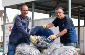 Alurecycling IGORA: Immer mehr Aluverpackungen im Recycling / Grosse Tage im Alusammeln in Pieterlen, Zuckenriet und Winterthur