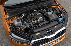 Skoda Auto Deutschland GmbH: Effiziente EVO-Motoren des neuen ŠKODA FABIA ermöglichen höhere Reichweite dank geringerem Verbrauch