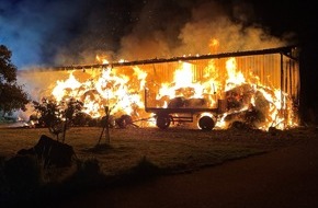 Polizeidirektion Pirmasens: POL-PDPS: Heuballenbrand