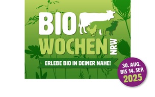 Landesvereinigung Ökolandbau NRW (LVÖ): Start der BioWochen NRW 2025 / Landwirtschaftsministerin Silke Gorißen ermuntert alle Bürgerinnen und Bürger zum Besuch der Öko-Betriebe in Nordrhein-Westfalen