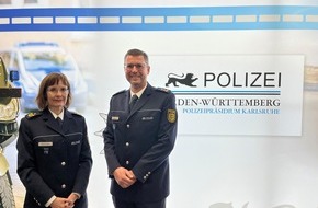 Polizeipräsidium Karlsruhe: POL-KA: (KA) Karlsruhe - Leitender Polizeidirektor Andreas Bjedov feierlich ins Amt eingeführt