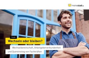 Meinestadt.de: Studie: Vier von zehn Fachkräften haben  Erfahrung mit Quereinstieg