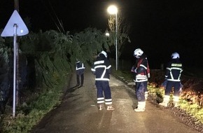 Feuerwehr Iserlohn: FW-MK: Unwettereinsätze durch Sturmtief "Burglind"