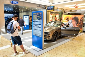 Ford geht dahin, wo Kunden einkaufen: In Zusammenarbeit mit dem Autohaus Bunk werden in der Europa-Galerie in Saarbrücken neue Möglichkeiten zum Kauf von Autos getestet