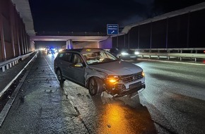 Polizeidirektion Landau: POL-PDLD: Totalschaden nach Auffahren auf die Autobahn