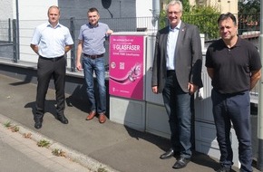 Deutsche Telekom AG: Glasfasernetz steht: Hungen im Stadtteil Obbornhofen spielt in der Gigabit-Liga