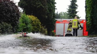 Feuerwehr Bottrop: FW-BOT: Unwetter verursacht Einsätze im Stadtgebiet