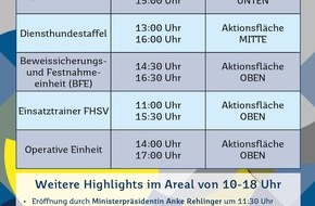 Landespolizeidirektion Saarland: POL-SL: Tag der Polizei 2026 in Kirkel / Polizei Saarland erm&ouml;glicht Blick hinter die Kulissen