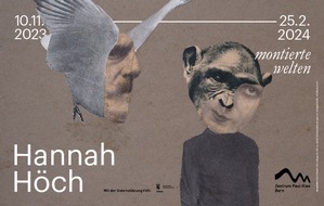 Zentrum Paul Klee: Save the Date: Hannah Höch. Montierte Welten (10.11.2023–25.2.2024)