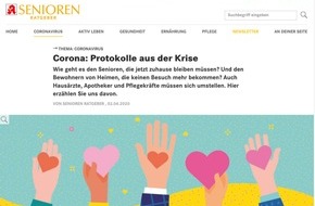 Wort & Bild Verlagsgruppe - Unternehmensmeldungen: Senioren Ratgeber: Die wichtigsten Informationen für die Risikogruppe in der Corona-Zeit / senioren-ratgeber.de als Lotse für ältere Menschen