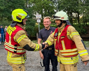 FW-OLL: Die Feuerwehren Sandhatten und Huntlosen treffen sich alle zwei Jahre zum legendären Huntewettkampf