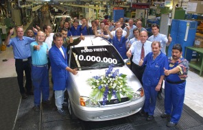 Ford-Werke GmbH: 10 Millionen Ford Fiesta in Europa produziert