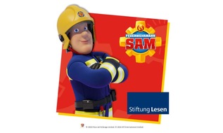 Stiftung Lesen: Pressemeldung: Feuerwehrmann Sam macht Brandschutz zum Sprachabenteuer
