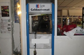 Polizei Düren: POL-DN: Geldausgabeautomat gesprengt