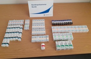 Bundespolizeiinspektion Bad Bentheim: BPOL-BadBentheim: Doping- und Arzneimittel durch Bundespolizei sichergestellt
