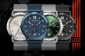 DETOMASO - A Brand of Temporex Lifestyle GmbH: DETOMASO nimmt Fahrt auf: Erste neue Uhr in 2021 / ADESSO CHRONOGRAPH auf 1999 Stück limitiert