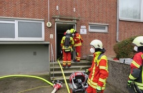 Feuerwehr Heiligenhaus: FW-Heiligenhaus: Brand in Übergangswohnheim - eine Person vermisst (Meldung 07/2021)