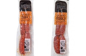 Lidl: Lidl in Deutschland informiert &uuml;ber einen Warenr&uuml;ckruf der Produkte "Mart&iacute;nez Somalo Chorizo BBQ, 375g" und "Mart&iacute;nez Somalo Chorizo BBQ Picante Spicy, 375g"